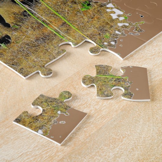 Ich höre Südafrika Rhino unter den Schilden Puzzle (Seite)