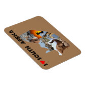 Ich höre Südafrika wildes Land Magnet (Rechte Seite)