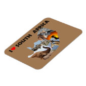 Ich höre Südafrika wildes Land Magnet (Linke Seite)