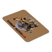 Ich höre Südafrika Wildlife Collage Magnet (Rechte Seite)