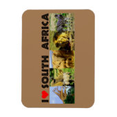 Ich höre Südafrika Wildlife Fotos Magnet (Vertikal)