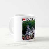 Ich höre Südafrika Zebra Aloe Kaffeetasse (Vorderseite Links)