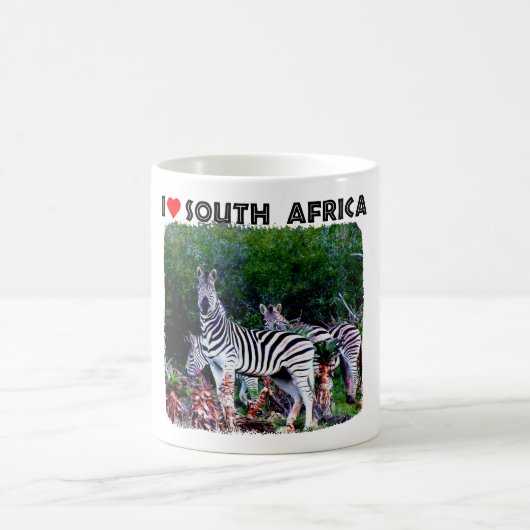 Ich höre Südafrika Zebra Aloe Kaffeetasse (Mittel)