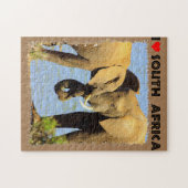 Ich höre Südafrikanische Elefanten in Liebe Puzzle (Horizontal)