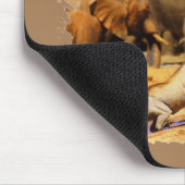 Ich höre Südafrikanische Kriege und Elefanten Mousepad (Ecke)