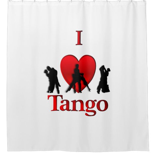 Ich höre Tango Duschvorhang (Vorderseite)