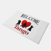 Ich höre Tango Fußmatte (Schrägansicht)