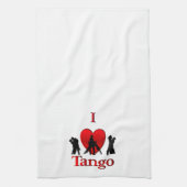 Ich höre Tango Geschirrtuch (Vertikal)