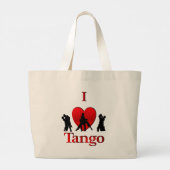 Ich höre Tango Jumbo Stoffbeutel (Rückseite)