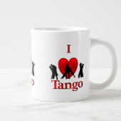Ich höre Tango Jumbo-Tasse (Rechts)
