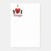 Ich höre Tango Post-it Klebezettel (Vorderseite)