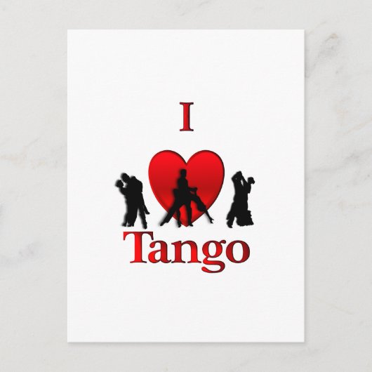 Ich höre Tango Postkarte (Vorderseite)