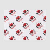 Ich höre Tango Seidenpapier (Vorderseite)