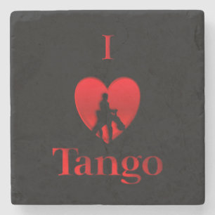 Ich höre Tango Steinuntersetzer