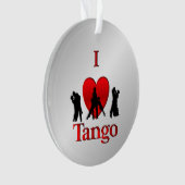 Ich höre Tango-Tanz Ornament (Vorderseite)