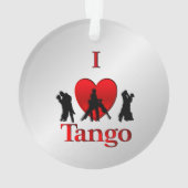 Ich höre Tango-Tanz Ornament (Rückseite)
