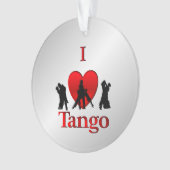 Ich höre Tango-Tanz Ornament (Vorderseite)