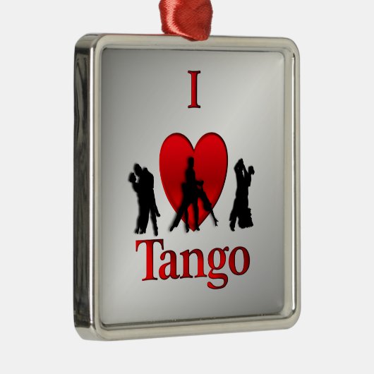 Ich höre Tango-Tanz Ornament Aus Metall (Rechts)