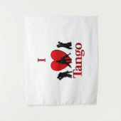 Ich höre Tango Wandteppich (Vorderseite)