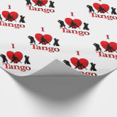 Ich höre Tango Wrapping Paper Geschenkpapier (Ecke)