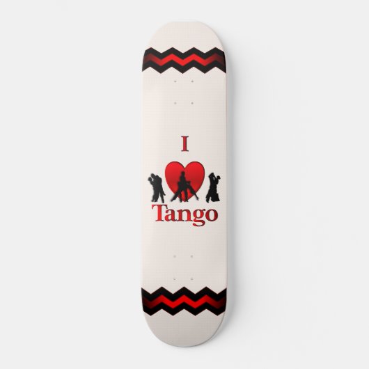 Ich höre Tanzen Tango Skateboard (Vorderseite)