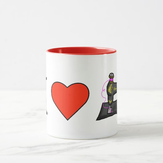 Ich höre Tasse nähen (Zentrum)