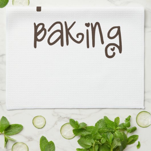 Ich höre Teetücher backen Geschirrtuch (Gefaltet)