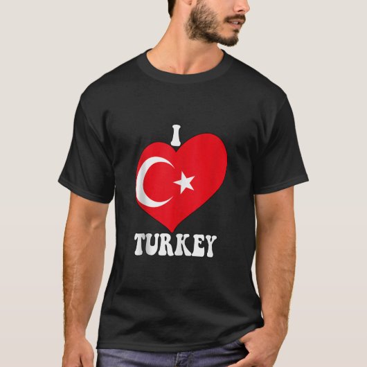 Ich höre Türkei stolz türkischer Stolz Flaggenschl T-Shirt (Vorderseite)