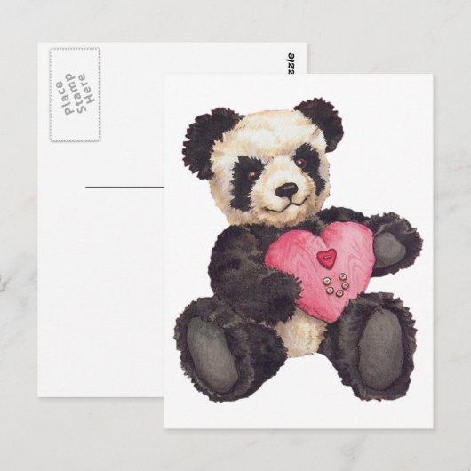 Ich höre U Panda Postkarte (Vorne/Hinten)