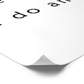 Ich höre und vergesse poster (Ecke)