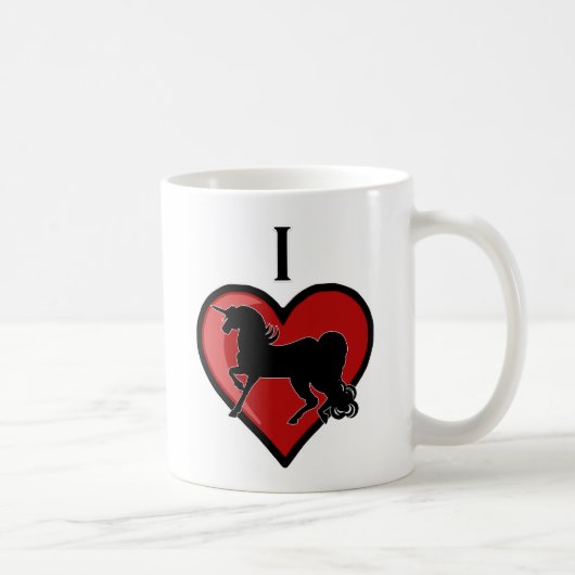 Ich höre Unicorn Kaffeetasse (Rechts)