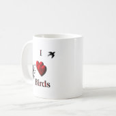 Ich höre Vögel Kaffeetasse (Vorderseite Links)