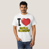 Ich höre Waffelkleider T-Shirt (Vorne ganz)