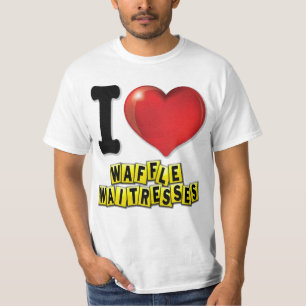 Ich höre Waffelkleider T-Shirt