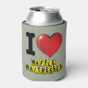 Ich höre Waffeln Dosenkühler