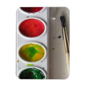 Ich höre Wasserfarben Magnet (Vertikal)