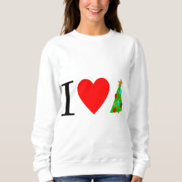 Ich höre Weihnachten / I Liebe Weihnachten Sweatshirt