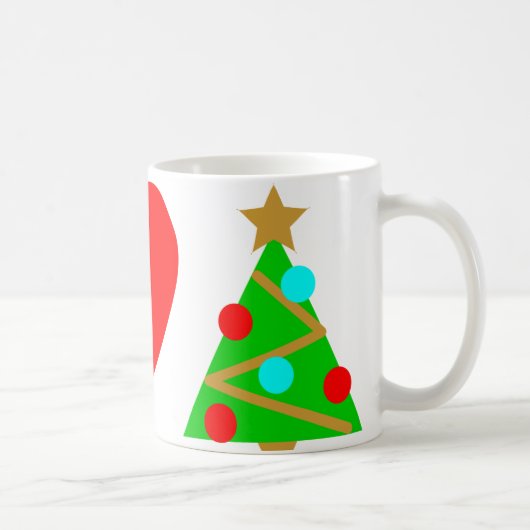 Ich höre Weihnachts-Tasse Kaffeetasse (Rechts)
