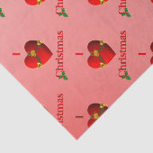 Ich höre Weihnachts-Tissue Red Seidenpapier (Ausschnitt)