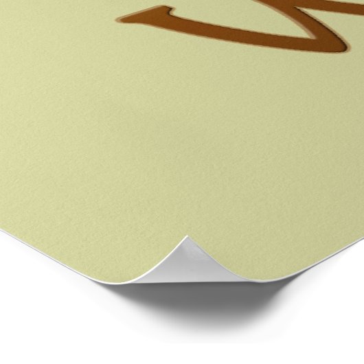 Ich höre Weizen! Poster (Ecke)