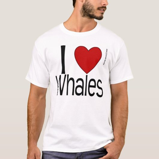 Ich höre Whales Shirt (Vorderseite)