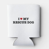 Ich höre, wie mein Rettungshund sich kühlt. Dosenkühler (Rückseite)