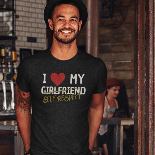 Ich höre, wie meine Freundin selbst Respekt auflös T-Shirt