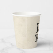 Ich höre, wie Sie Papieraufnahmen machen Pappbecher (Rechts)