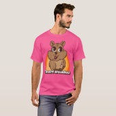 Ich höre Wombat-Tiermarsupials T-Shirt (Vorne ganz)