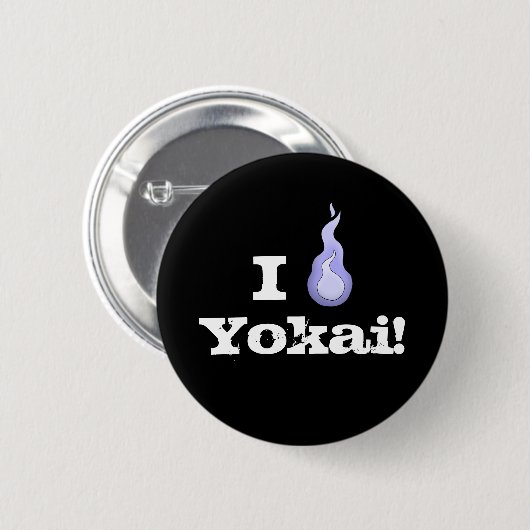 Ich höre Yokai! Hitodama Fireball Button (Vorne & Hinten)