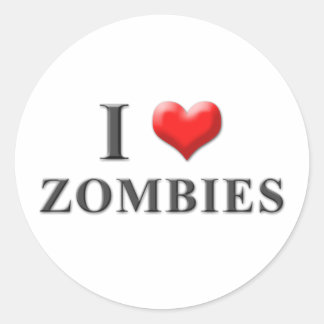 Ich höre Zombies Stickers 001