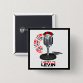 Ich höre zu Levin Button (Vorne & Hinten)