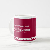 Ich höre zu MPR®, aber ich lese Kaffeetasse (Vorderseite Links)