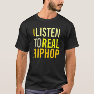 Ich höre zum wirklichen angesagten Hopfen T-Shirt